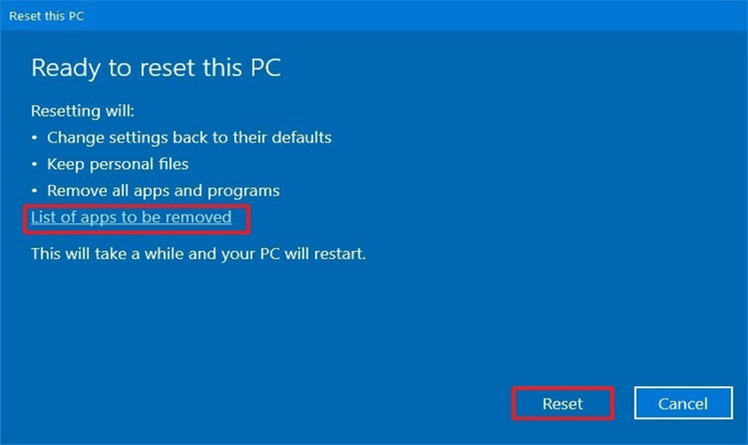 Reset why. Windows 10 reset your PC. Reset на ПК.